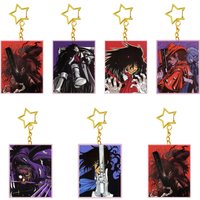 6cm Hellsing Archive Acrylic Keychain Ornaments Decorations cosplay Accessories Goods Christmas Gifts