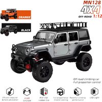 MN128 1/12 RC Car 4WD Jeep Model 2.4G Remote Control LED Light 4X4 Off Road 4WD Climbing RC Truck Electric Toy Car Gift for Boy