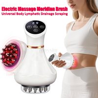 Electric Massage Meridian Brush Universal Body Lymphatic Drainage Scraping Instrument Abdominal And Back Legs Massager For Home