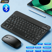 Bluetooth Wireless Keyboard Universal Mobile Phone Tablet Keyboard And Mouse Mini Bluetooth Keyboard Spanis Keyboard Accessories