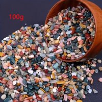 Natural Multicolor Crystal Gravel Decorative Stone 7-9mm Fish Tank Bottom Material Potted Plant Terrarium Micro Landscape Filler