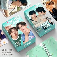 30PCS Thai Star TEETEEPOR Photo Cards Set TeeTee × Por Double-Sided HD Photocard LOMO Cards for Fan Collection & Scrapbooking