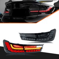 LED GTS Tail Lights for BMW 3-Series G20 G80 G28 M3 320 330 2019-2026 Sequential Turn Signal Black Rear Lamps Assembly
