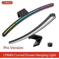 LYMAX D010 Computer Monitor Table Lamp Curved Screen Desk Lamp Dimming Eye-Care Sound-sensitive Music Hang Gaming Light pro