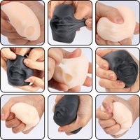 말랑이 Human Face Emotion Vent Ball Resin Relax Doll Fun Novelty Caomaru Antistress Ball Toy Adult Stress Relieve Novelty Toy Gifts