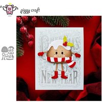 Piggy Craft metal cutting dies cut die mold Christmas Figgy Pudding Body Scrapbook paper craft knife mould blade punch stencils