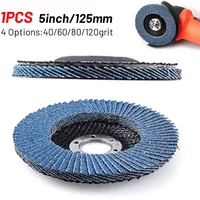 5'' 125mm Metal Sanding Flap Discs Angle Grinder Wheels Blade 40/ 60/80/120grit Flap Sanding Disc Angle Grinder Grinding Wheel