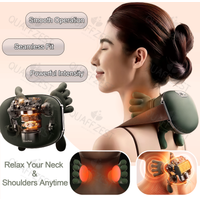 Bionic Finger Pressure Neck Massager Back and Shoulder Massager Electric Kneading Neck Deep Massage Muscle Relax