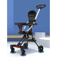 IMBABY Lightweight Foldable Baby Walker - 4-Wheel Design with Reversible Seat, Comfortable Strolling Aid for Toddler Walking