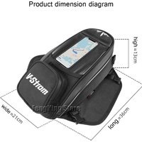 Motorcycle fuel tank navigation bag waterproof large capacity fuel tank bag For SUZUKI Vstrom DL 250 650 1000 V-Strom
