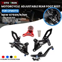 MOTO TRON Motorcycle CNC Adjustable Rear Set Rearsets Footrest Foot Rest For CFMOTO675SR -R