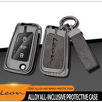 Car Key Case Suitable for FR Cupra Leon Car Keychain Case Metal High-end Car Key Case Car Interior Accessories