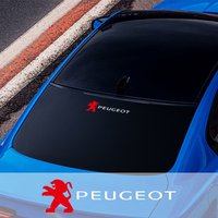 2/4pcs PVC Car Door Body Trunk Windshield Decoration Stickers For Peugeot 407 508 2008 5008 307 308 3008 206 207 208 107 106 RCZ