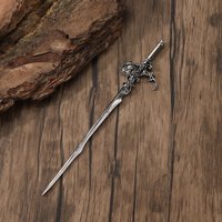 Medieval Style Vintage Sword Hair Stick Ornate Metal Hair Accessory Gothic Cosplay Hair Ornament Unique Retro Hair Jewelry