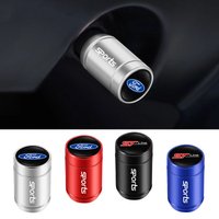 4Pcs Car Wheel Tire Valve Caps Tyre Rim Stem Dustproof Covers For Ford ST Line Focus Mustang Fiesta Puma Ranger Kuga MK7 MAX F15
