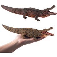 One-Piece Prehistoric Giant Crocodile Model Made of Solid Pvc Material with Realistic Visual Effects, Educational-Grade Collectible, Birthday Gift for Boys