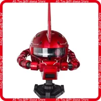 Hot Wearable Helmet Cosplay Zaku Prop Replica Water Slide Decals Base Usb Charging Cable Anime Figure Collect Toy For Collectors