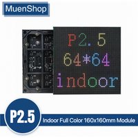 P2.5 LED-Bildschirmmodul für den Innenbereich, Vollfarbe, 160x160mm, hohe Helligkeit, 64x64 Pixel, 1/32 Scan, SMD2121 RGB LED-Display-Panel-Modul