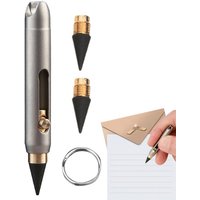 Infinity Pencil Titanium Alloy Inkless Pencils Eternal Professional Pocket Pen for Writing Home School Supplies Unique Keychain