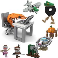 MOC Animal Frog Working Shrimp Model Building Blocks Puzzle Creative Kids Assembled Desktop Ornaments Bricks Toys Adult Gifts