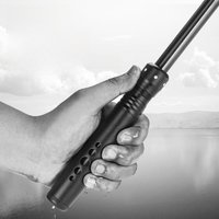 Multi-Functional Aluminum Alloy Fishing Rod Full Metal Fishing Gear Hand Pole Fishing Accessories Outdoor Camping Travel Supp...