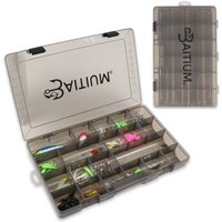 Fishing Tackle Box, with 24 Compartments, 3700 Tackle Tray, Can Accommodate Various Fishing Gear Accessories, Multiple Compartments Can Be Freely Distributed, Excellent Quality, Lightweight and