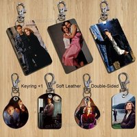 cool The Fantastical X Files Cartoon Singer Anime Card Keychain Fashion Pendant Bag ID Door Card Case Bus Card Cute Adult