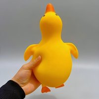 Jumbo Squishy Yellow Duck Fidgets Toys Cute Goose Squeezes Animals Vent Toys Adults Decompression Stretch Toy Friends Best Gift image 4