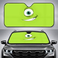 Animation m-monster eyes Sun Visor Car Windshield Sunshade UV Block Heat Insulation Cooling Easy Install Portable Foldable