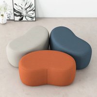 Stool Shoe Luxury Pouf Stool Foot INS Bedroom Lamb Nordic Changing Ottoman Wool Creative Design Living Room Floor Sofa Bench