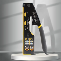 RJ45 Crimp Tool Pass Through Plugs Ethernet Crimping Pliers for Cat6 Cat5 Cat5e RJ45 Connectors