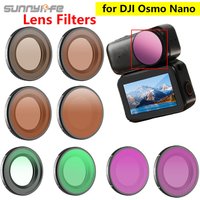 Sunnylife For DJI Osmo Nano NDPL CPL Filters Kit for DJI NANO Camera ND8 ND16 ND32 ND64 MCUV Lens Filters Gimbal Protector Set