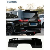 Available for Toyota Land Cruiser LC300 2021-2026 Spoiler Carbon Black Car Rear Trunk Wing Windshield ABS Accessories