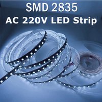 2835 Home Strip AC220V 240V High Brightness LED Strip 120LEDs/m Ice Blue Green Yellow Pink Flexible And Cuttable Soft Lamp Bar