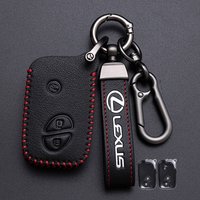 Leather Car Key Case Cover For Lexus CT200H GX400 GX460 IS250 IS300C RX270 ES240 ES350 LS460 GS300 450h 460h Keyring Accessories