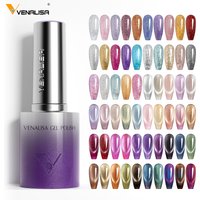 Venalisa 10ml Hema & TPO Free Ultra Cat Eye Effect Nail Gel Polish Soak Off UV LED Long Wear Sparkle Bling Bling Gel Varnish