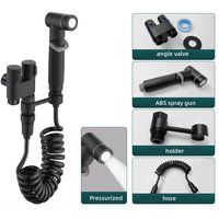 Toilet Cleaning Bidet Toilet Sprayer Set, Water Portable Handheld Bidet Sprayer Shower, Double Outlet Angle Valve Accessories