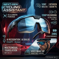AliExpress GUHUAVMI 2026 New AI Sport Cycling Smart Glasses 80MP Camera 1200P HD Video Bluetooth 5.3WiFi Open Ear Riding Speaker Real-Time Translate