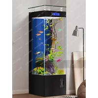 Jinjing Super White Glass Fish Tank Living Room Vertical Floor Intelligent Ecological Change Water Aquarium