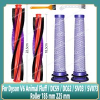 Compatible For Dyson V6 Animal Fluff / DC59 / DC62 / SV03 / SV073 Parts 185 mm 225 mm Main Brush Pre Filter Accessories