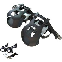 AliExpress Gmarty 〔ZYAF〕1 Pair Bicycle Pedals With Toe Clips & Straps - Fixed Gear Riding Foot Retention System