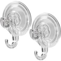 10pcs Suction Cup Hooks, Clear Reusable Heavy Duty Vacuum Suction Cup Hooks Glass Kitchen Bathroom Hooks for Towel