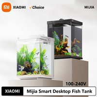 Xiaomi Mijia Smart Desktop Aquarium 10L Smart Fish Tank App Control Feeding Pro Filtration Mi Home Compatible No Assembly CN