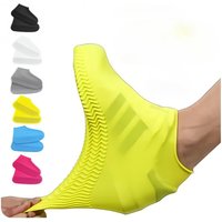 Rubber Rain Boot Overshoes For Outdoor Use Silicone Waterproof Shoe Covers Rainy Day Shoe Cover Reusable Non-Slip Rain