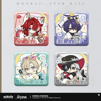 Sunsyea Honkai Star Rail Official Merch miHoYo Original Authentic NSSS Series Badge Keychain Acrylic Stand Aventurine Dr. Ratio