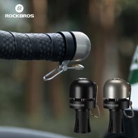 ROCKBROS Bicycle Bell Aluminum Alloy Handlebar Plug Bell 80dB High Decibel Ring Alarm MTB Road Bike Horn Bike Accessories 1pcs