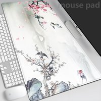 Cherry Blossom Mouse Pad Sakura Japanese Gaming Home Mousepad XXL Keyboard Mat Office Carpet Laptop Mice Pad Desk Accessory