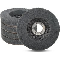 SIFANG 4/4.5/5 Inch 1PC Nylon Fiber Flap Polishing Wheel Disc 800 Grit For Angle Grinder For Wood Metal Buffing