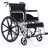 Practical Classic Folding Wheelchair Manual Wheelchair for The Elderly Disabled Push Scooter Manual Wheelchair