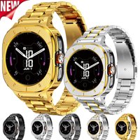 Stainless Steel Modification Kit for Samsung Galaxy Watch 8 Ultra 2025 Anti-fall Metal Case Strap for Galaxy Watch 7 Ultra 47mm